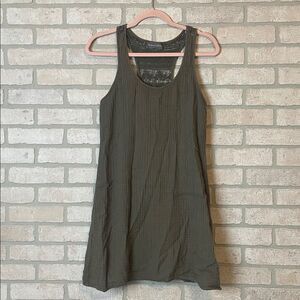 Michael Stars Crochet green tank top dress